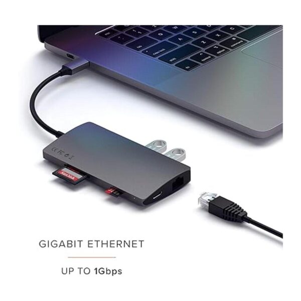 Satechi Adaptador multipuerto de aluminio V2 HDMI 4K 60_3