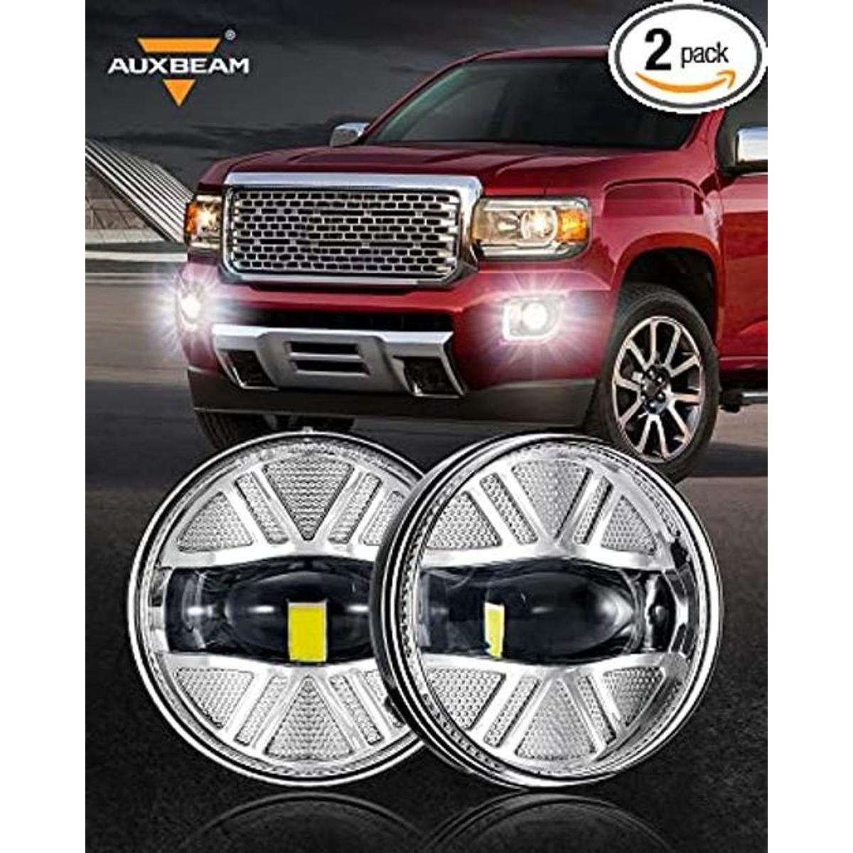 Auxbeam Luces antiniebla LED de repuesto para GMC Sierra