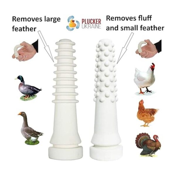 PluckerUkraine Accesorio para taladro de pollo de acero_3