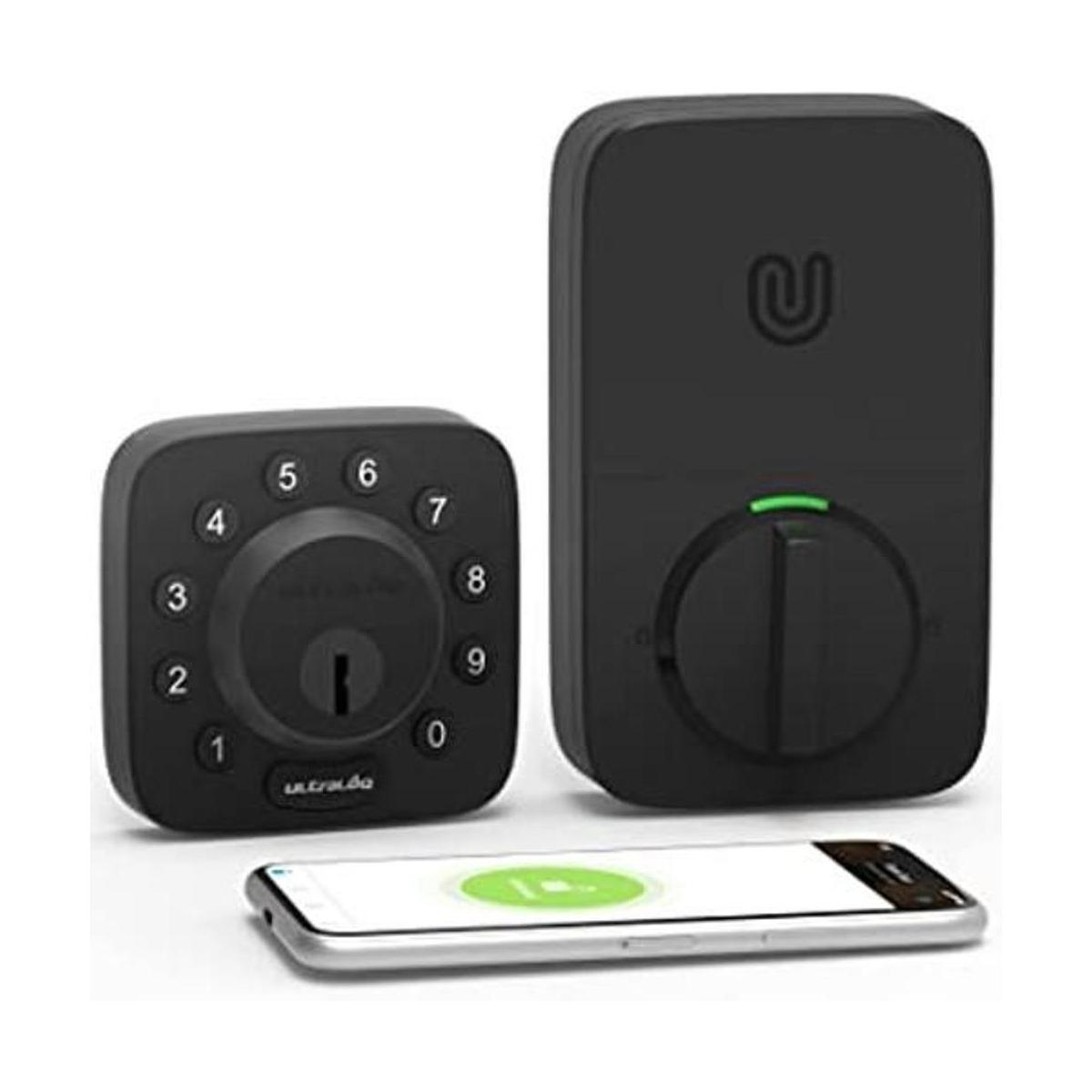 ULTRALOQ Smart Door Lock UBolt Negro 5 en 1 Cerradura