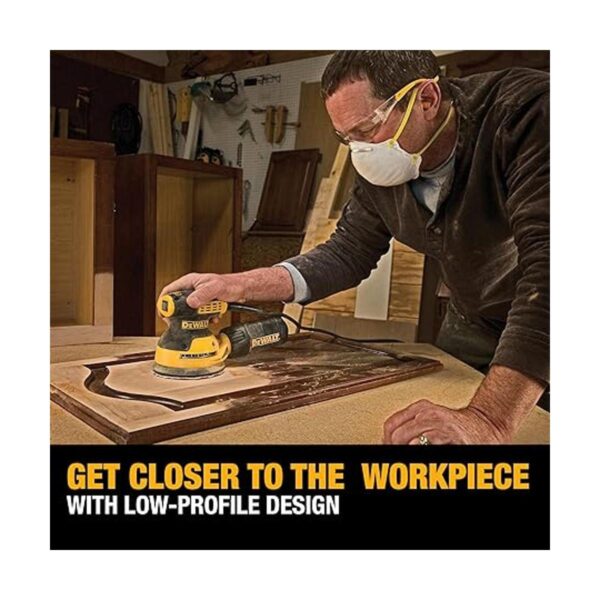 DEWALT Kit de lijadora roto orbital aleatoria DWE6421K 5_5