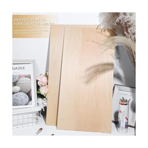 Fabbay 20 hojas de tilo de tilo finas hojas de madera para