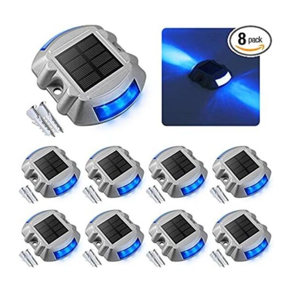 Paquete de 8 luces solares D012 azul_1