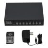 Instalador CCTV 4CH Video Color Quad Multiplexor con