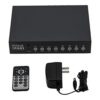 Instalador CCTV 4CH Video Color Quad Multiplexor con
