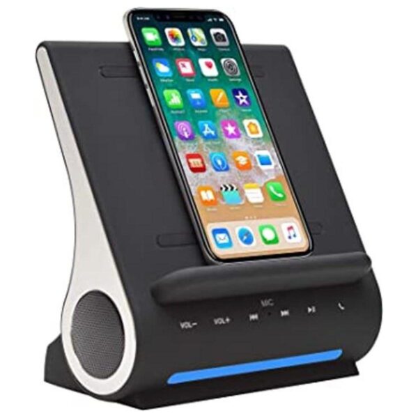 Azpen Dockall D100 Cargador inalámbrico Qi altavoces_1