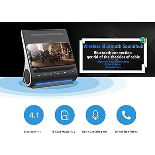 Azpen Dockall D100 Cargador inalámbrico Qi altavoces_6