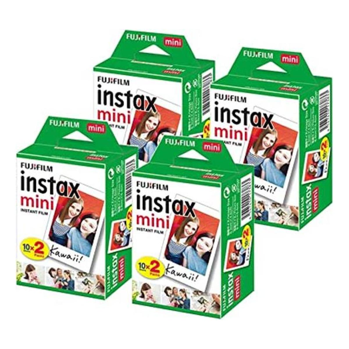 Fujifilm Instax Mini película instantánea blanca 80 hojas