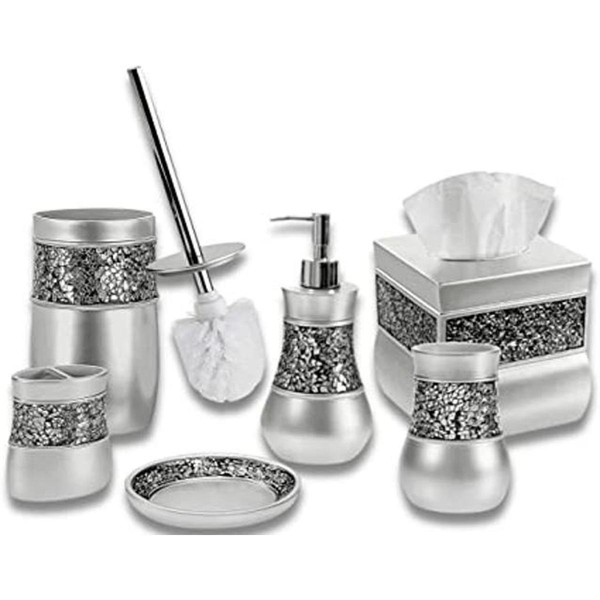 Creative Scents Juego de accesorios decorativos de baño