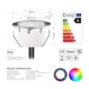 CHNXU Kit de luces LED que cambian de color con_4