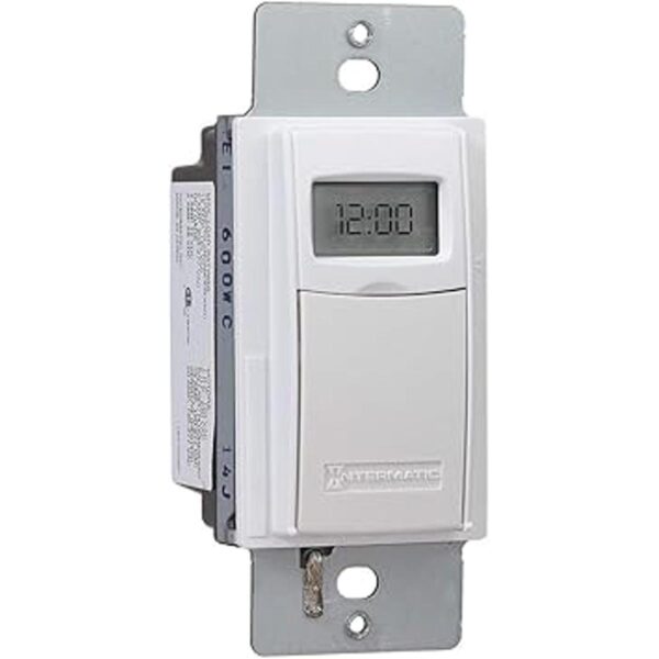 Intermatic EI600WC Decorator Digital InWall Temporizador_3