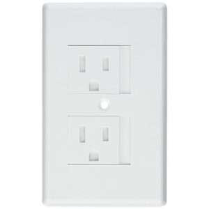 Safe placa para Eléctrico Outlet Color Blanco con un solo_1