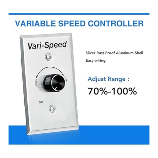 KEN BROWN Ventilador de escape variable de 12 pulgadas