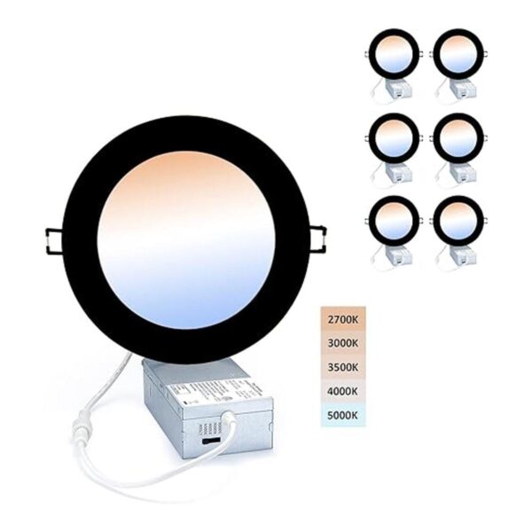 POPANU Luz empotrable sin luz LED de 6 pulgadas luz de_1