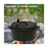 Keleday Horno holandés de hierro fundido de 8 cuartos de_4