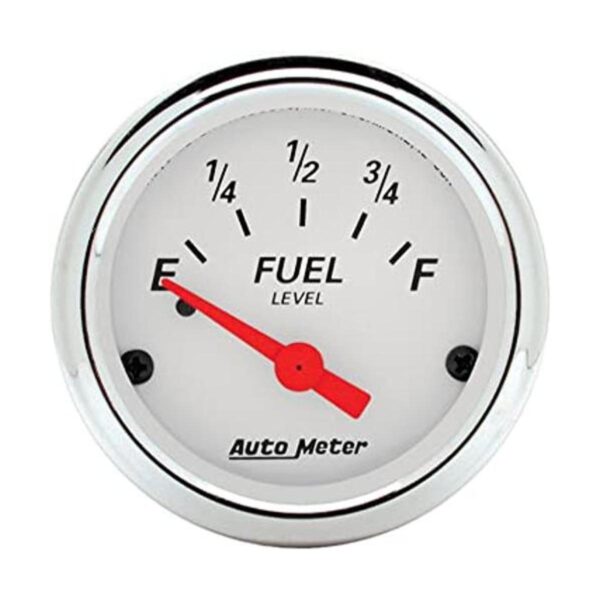 Auto Meter 1315 Arctic White Fuel Level Gauge_1
