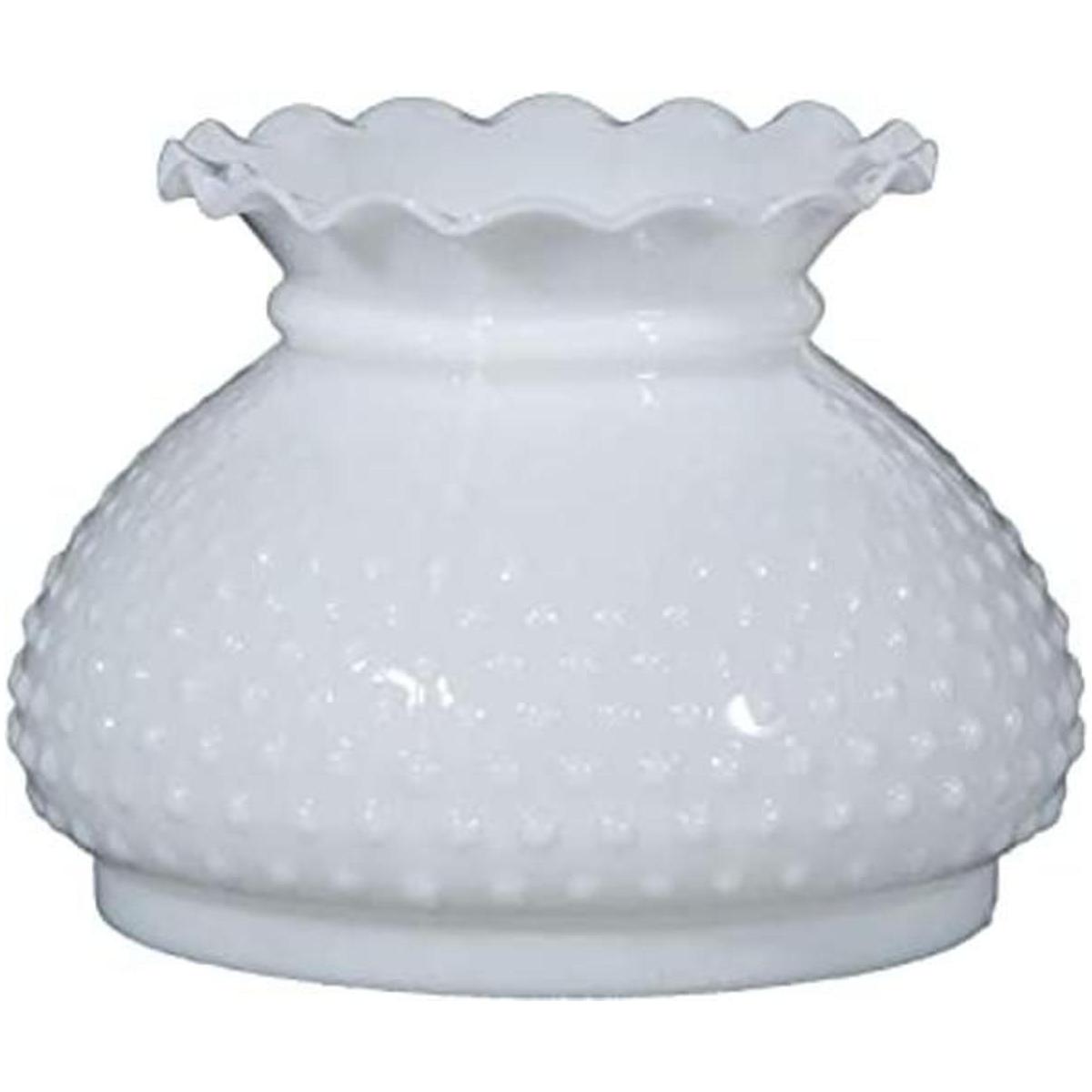BP Lamp Pantalla de cristal con carcasa blanca de 7