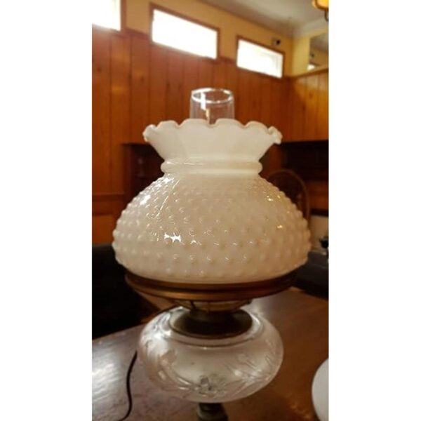 BP Lamp Pantalla de cristal con carcasa blanca de 7_5