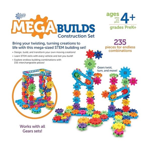 Learning Resources Gears Gears Gears Mega Builds Juego_5