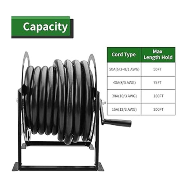 RVGUARD Carrete de cable de alimentación para RV carrete_3