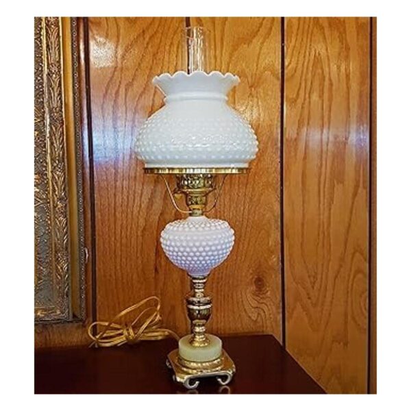 BP Lamp Pantalla de cristal con carcasa blanca de 7_4
