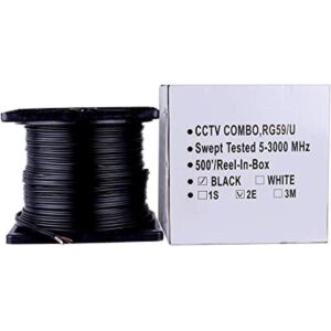 Five Star Cable coaxial RG59 de 500 pies Cable coaxial_1