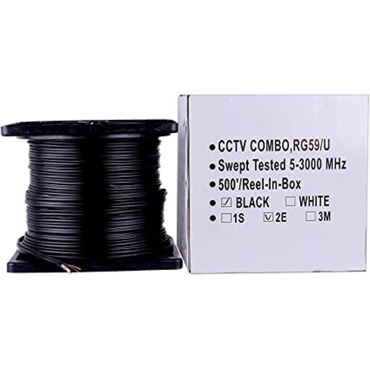Five Star Cable coaxial RG59 de 500 pies Cable coaxial