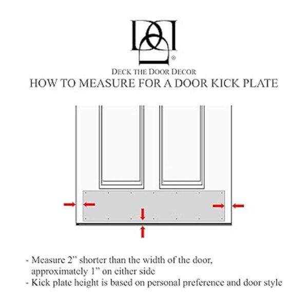 Deck the Door Decor Placa de puerta Aluminio anodizado_5