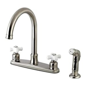 Kingston Brass FB7798PXSP Victorian Grifo de cocina 8.0_1
