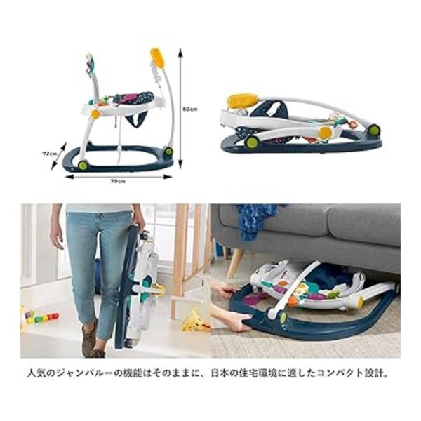 FisherPrice Astro Kitty SpaceSaver Jumperoo centro de_2