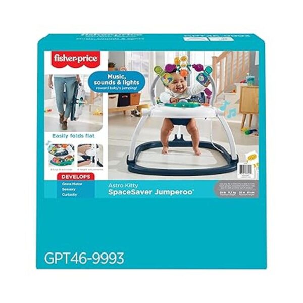 FisherPrice Astro Kitty SpaceSaver Jumperoo centro de_6