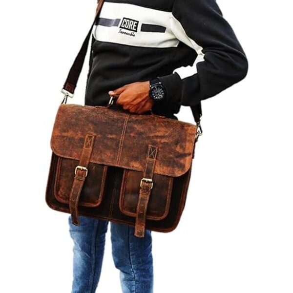 Satchel Fable Bolso bandolera de piel para ordenador_5