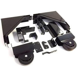 Pylex 11052 Kit de puerta corredera negro_1