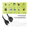 Go Green Power GG13850BK 143 SJTW Cable de extensión