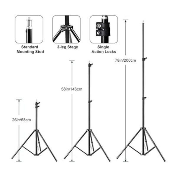 MOUNTDOG Kit de iluminación Softbox 2 x 19.7 x 27.5_5