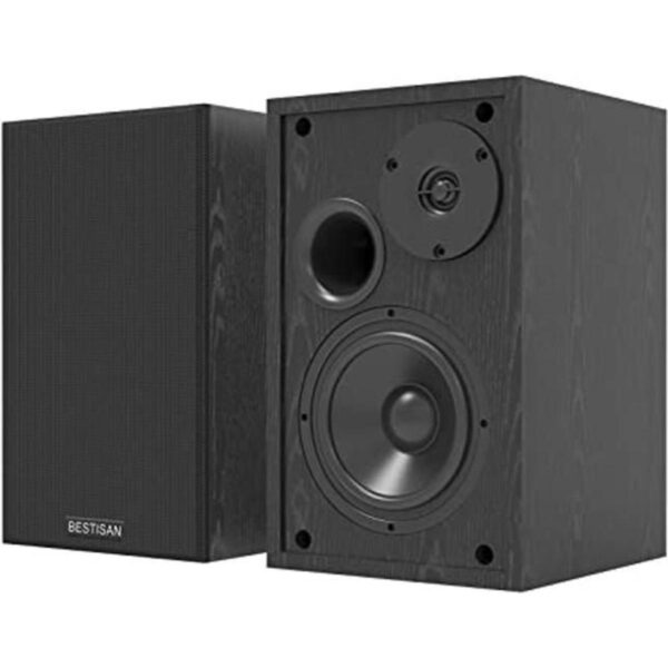 BESTISAN Altavoces de estantería alimentados altavoces_1