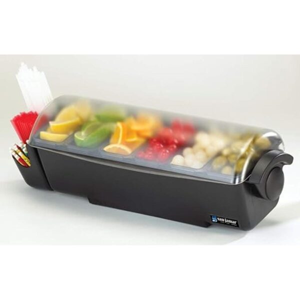 San Jamar BD4005E The Dome Garnish Center capacidad de 4