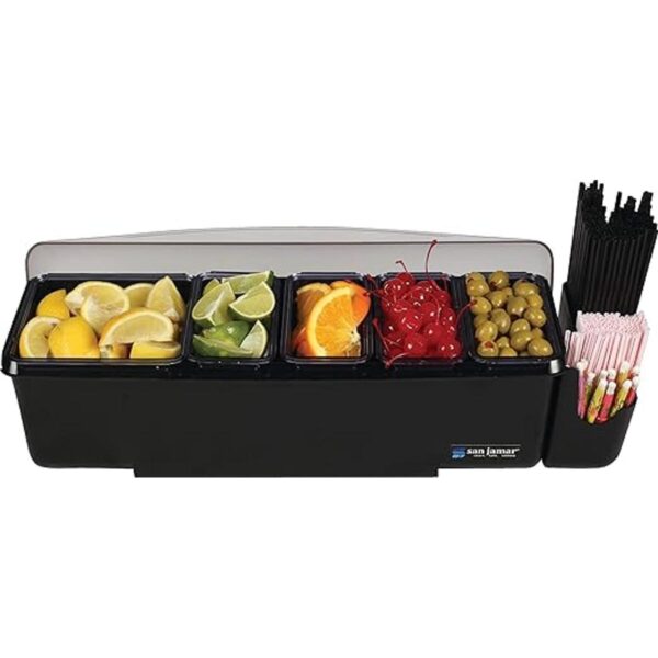 San Jamar BD4005E The Dome Garnish Center capacidad de 4
