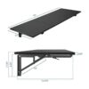 MOUNTIT Mesa desplegable resistente 45 x 15 x 7.125_4