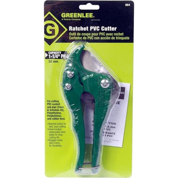 Greenlee 864 Cortador de tubos tapa de corte de hasta_2