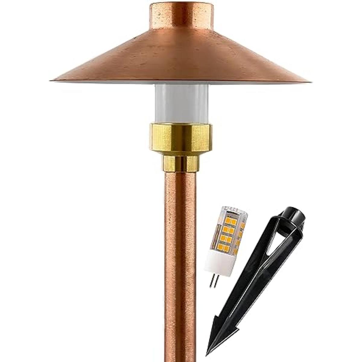 MIK Solutions LED Pathway 126 Luz de paisaje 12 V de cobre