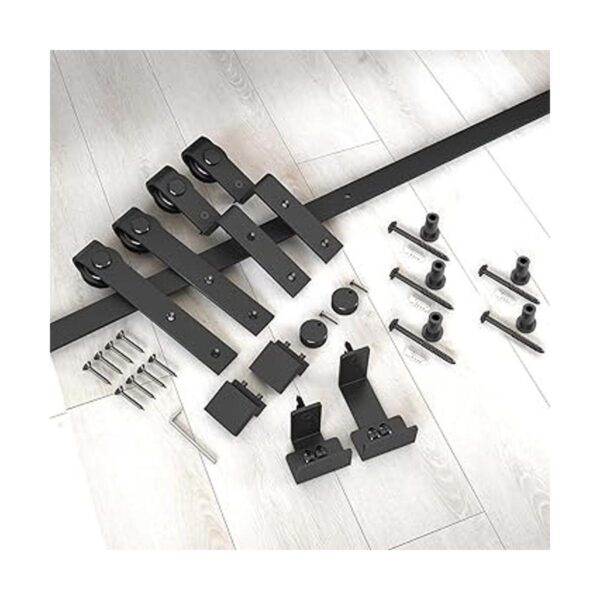 EaseLife Kit de rieles de 6 pies para puerta corrediza de
