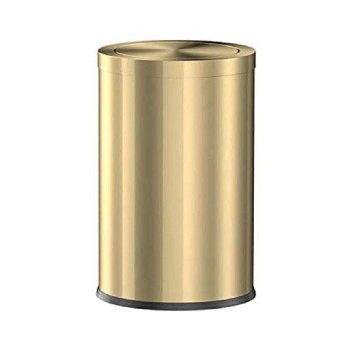 Basura de acero inoxidable cubo de basura de baño con