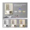 FITLAND Espejo LED de tocador de baño de 28 x 20 pulgadas_4