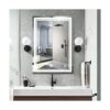 FITLAND Espejo LED de tocador de baño de 28 x 20 pulgadas_1
