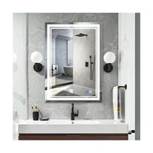FITLAND Espejo LED de tocador de baño de 28 x 20 pulgadas_1