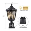 Eliphil Luz de poste para exteriores del atardecer al_4