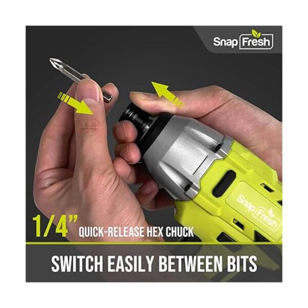 SnapFresh Controlador de impacto inalámbrico 20 V y 14_4