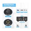Fosi Audio TP02 TDA7498E Amplificador de subwoofer mini_2