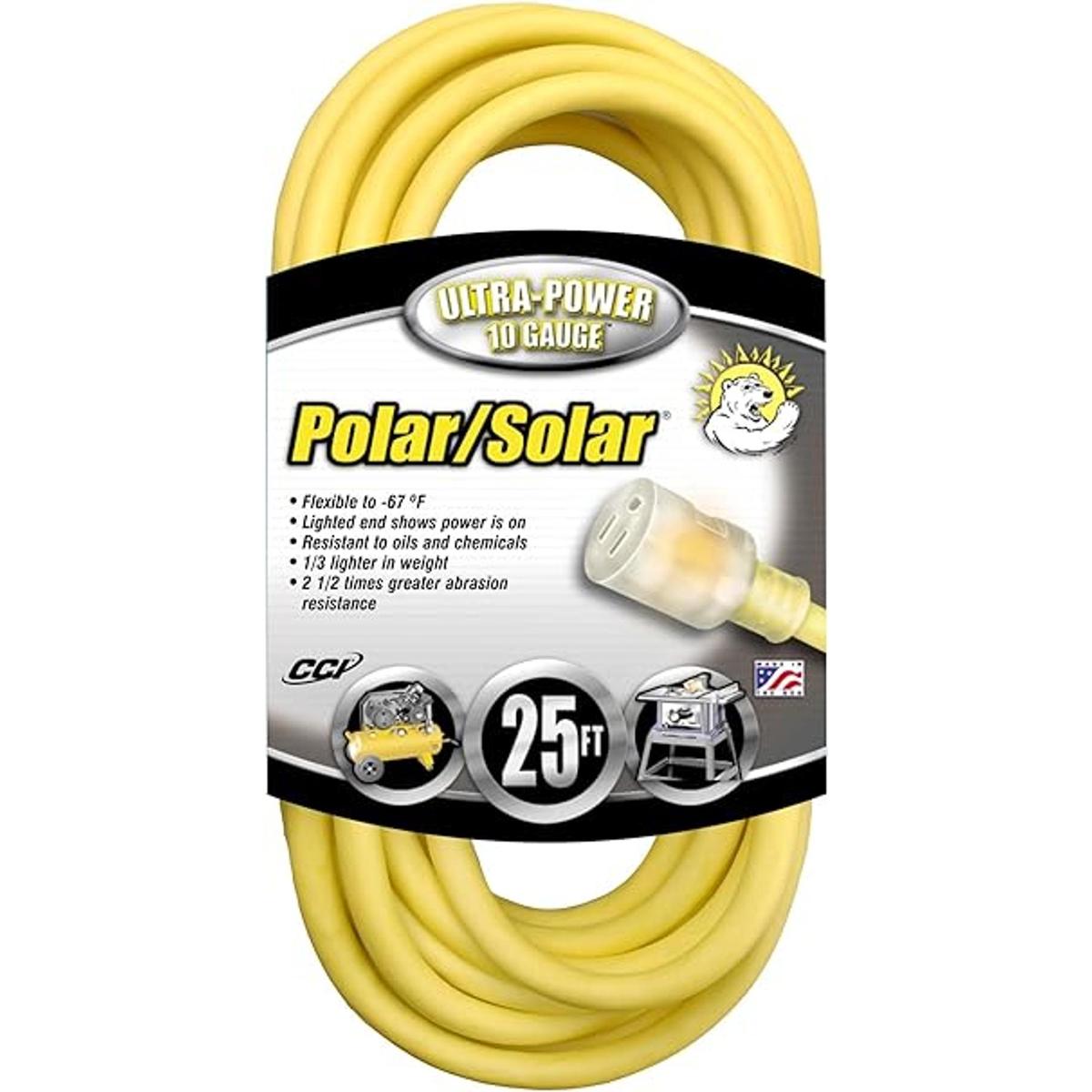 PolarSolar 1787 103 15 amperios SJEO Cable de extensión